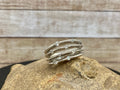 14k White Gold Diamond Ring - Size 6