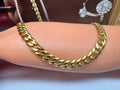 14K Solid Gold Miami Cuban Link Bracelet - 6.3mm, 8"