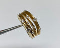 14k Yellow Gold Diamond Ring - Size 7