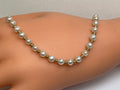 14K Yellow Gold Pearl Bracelet with Fancy Clasp