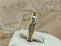 14K  Yellow Gold Channel Set Diamond Eternity Ring/Band